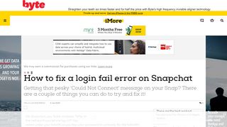 
                            11. How to fix a login fail error on Snapchat | iMore