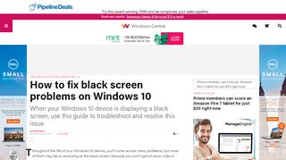 
                            5. How to fix black screen problems on Windows 10 | Windows Central