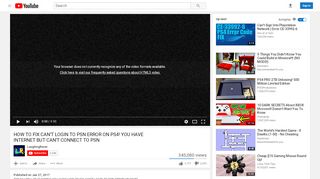 
                            11. HOW TO FIX CAN'T LOGIN TO PSN ERROR ON PS4! YOU HAVE ...