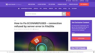 
                            4. How to Fix ECONNREFUSED - connection refused by server ...