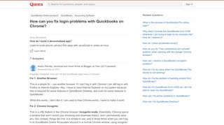 
                            9. How to fix login problems with Quickbooks on Chrome - Quora