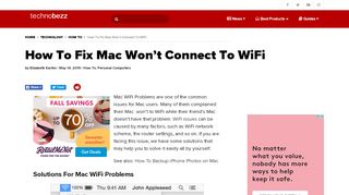 
                            5. How To Fix Mac Won't Connect To WiFi | Technobezz