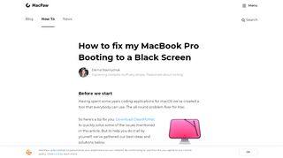 
                            7. How to fix my MacBook Pro Booting to a Black Screen