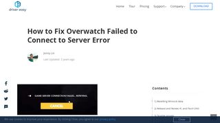 
                            7. How to Fix Overwatch Failed to Connect to Server Error ...