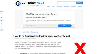 
                            9. How to fix Session Has Expired error on the Internet