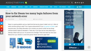 
                            4. How to fix Steam too many login failures from your network ...