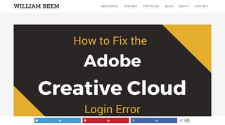 
                            7. How To Fix The Adobe Creative Cloud Login Error