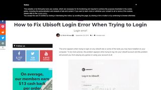 
                            11. How to Fix Ubisoft Login Error When Trying to Login - Appuals.com