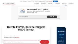 
                            4. How to Fix VLC does not support UNDF Format - Troubleshooter