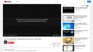 
                            3. How To Fix Windows 10 Black Screen With Cursor After Login