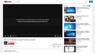 
                            6. How To Fix Windows 10 Login Problems [Tutorial] - YouTube