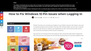 
                            9. How to Fix Windows 10 Pin Issues when Logging In - Appuals.com