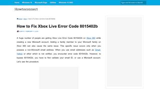 
                            5. How to Fix Xbox Live Error Code 8015402b