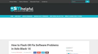 
                            6. How to Flash OR Fix Software Problems in Xolo …