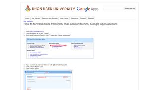 
                            3. How to forward mails from KKU mail account to KKU Google ...