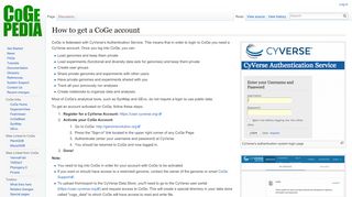 
                            7. How to get a CoGe account - CoGepedia