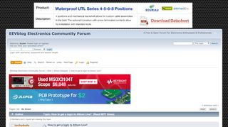 
                            5. How to get a login to Altium Live? - Page 1 - …