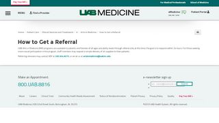 
                            6. How to Get a Referral - UAB Medicine