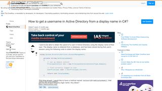 
                            3. How to get a username in Active Directory from a display ...