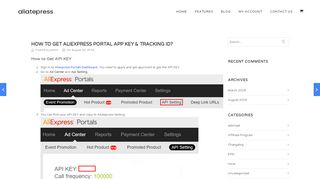 
                            5. How to Get Aliexpress Portal APP Key & Tracking ID? - AliatePress