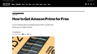 
                            4. How to Get Amazon Prime for Free - VICE