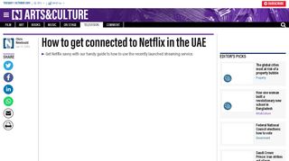 
                            1. How to get connected to Netflix in the UAE - The National