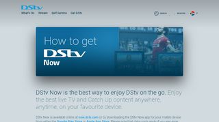 
                            7. How To Get DStv Now - dstv.co.za