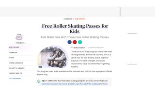 
                            8. How to Get Free Roller Skating Passes for Kids