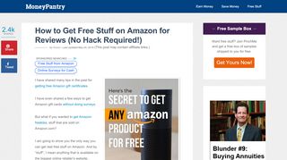 
                            6. How to Get Free Stuff on Amazon for Reviews (No …