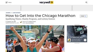 
                            3. How to Get Into the Chicago Marathon - verywellfit.com