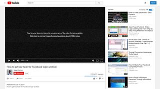 
                            7. How to get key hash for Facebook login android. - YouTube
