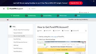 
                            4. How to get PureVPN Account? - PureVPN Support
