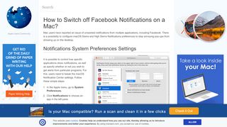 
                            2. How to Get Rid of Facebook Notifications on a Mac? | MacsPro