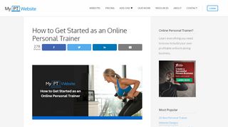 
                            8. How to Get Started as an Online Personal Trainer - My Personal ...