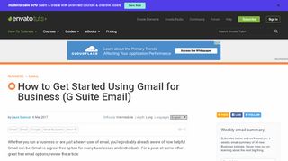 
                            7. How to Get Started Using Gmail for Business (G …