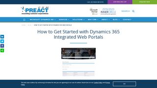 
                            10. How to Get Started with Dynamics 365 Web Portals - Preact