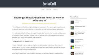 
                            6. How to get the ATO Business Portal to work on Windows 10 - Sonia Cuff