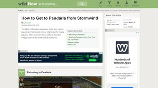 
                            3. How to Get to Pandaria from Stormwind: 9 Steps (with Pictures)