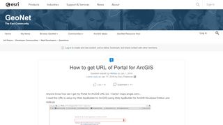 
                            4. How to get URL of Portal for ArcGIS | GeoNet, The Esri Community ...