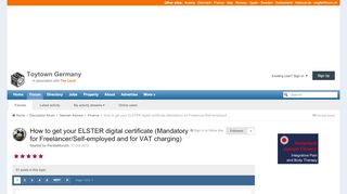 
                            7. How to get your ELSTER digital certificate (Mandatory for ...