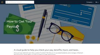 
                            2. How to Get Your Paystub - One Walmart