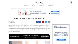 
                            6. How to Get Your W-2 From ADP | Sapling.com