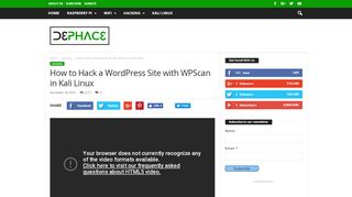
                            3. How to Hack a WordPress Site with WPScan in …