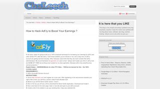 
                            3. How to Hack Adf.ly to Boost Your Earnings ? | It is here ...