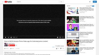 
                            5. How to HACK Amazon Prime Video app for Unlimited prime ...