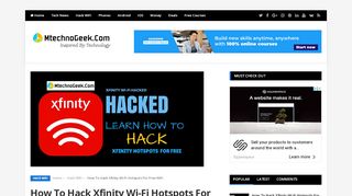 
                            10. How To Hack Xfinity Wi-Fi Hotspots For Free WiFi