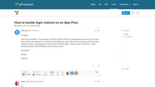 
                            7. How to handle login redirect on an Ajax Post. - Yii 1.0.x ...