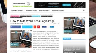 
                            5. How to hide WordPress Login Page- Secure your …