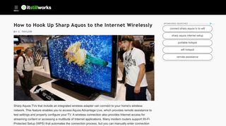 
                            6. How to Hook Up Sharp Aquos to the Internet Wirelessly | It Still Works