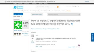 
                            4. How to import & export address list between two different Exchange ...
